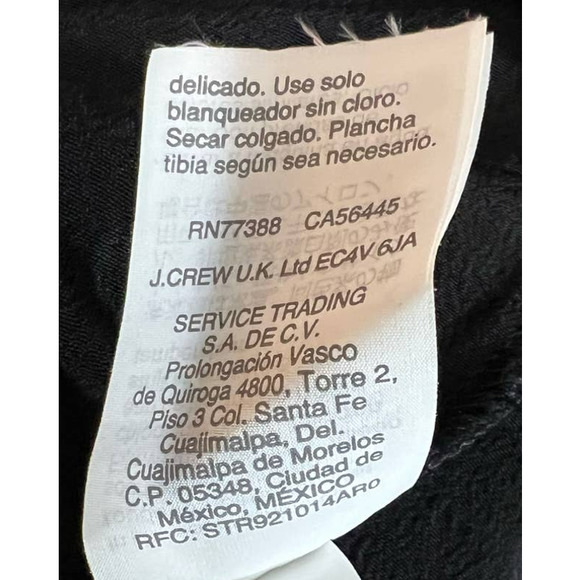 MADEWELL Heather Long-Sleeve Button-Front Mini Dress Size XXS - Picture 9 of 9